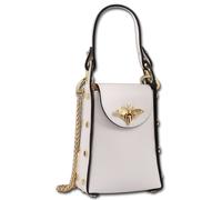 Toscanto Damen Borsa A Tracolla In Pelle Bianca OTT813UW 13x18x6cm