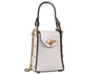 Toscanto Damen Borsa A Tracolla In Pelle Bianca OTT813UW 13x18x6cm