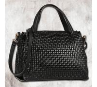 Toscanto Damen Handtasche in Leder Nera Formato Quer 30x23x16cm OTT856HS1