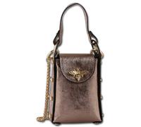 Toscanto Damen Umhängetasche In Leder Bronze Braun OTT813UF 13x18x6cm