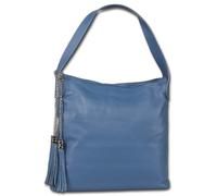 Toscanto Donna Borsa a Tracolla Borsa IN Pelle Blu Jeans
