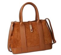 Toscanto OTT186SC5 - Borsa a tracolla grande, 36 x 27 x 16 cm, colore: marrone chiaro
