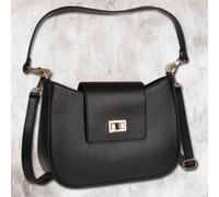 Toscanto Tasche a Tracolla Donna in Vera Pelle Nera 28x20x8cm OTT189SS1