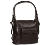 Toscanto Tasche Marrone Scuro In Vera Pelle Tracolla Cityrucksack ORT103RN6