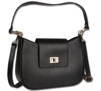 Toscanto Tasche Nera Da Spalla Media 28x20x8cm In Vera Pelle OTT189SS1