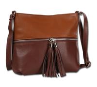 Toscanto Tasche Tracolla Marrone Chiaro Due Toni Media 30x23x10cm OTT195UCN