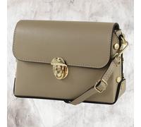 Toscanto Umhängetasche In Pelle Tracolla Taupe Beige Formato Quer OTT808UC