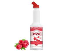 Toschi® | Lampone Preparato per Bevande Base Succo e Purea Lampone | Sciroppo Analcolico per Miscelazione Ideale Cocktails e Long Drink - 1 x 1 Litro