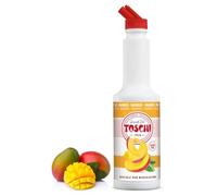 Toschi® | Mango Preparato per Bevande Base Purea Mango | Sciroppo Analcolico per Miscelazione Ideale Cocktails e Long Drink - 1 x 1 Litro
