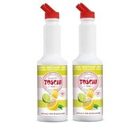 Toschi® | Sweet & Sour Preparato per Bevande Base Lime e Limone | Sciroppo Analcolico per Miscelazione Ideale Cocktails e Long Drink - 2 x 1 Litro