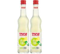 Toschi Zero+ Sciroppo Senza Zuccheri al gusto di Limone in Bottiglia di vetro da 560 ml (Confezione da 2)