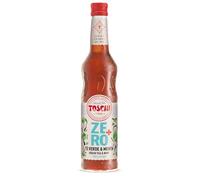 Toschi Zero+ Sciroppo Senza Zuccheri al gusto di Tè Verde e Menta in Bottiglia di vetro da 560 ml.