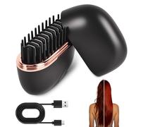 TOSEFES Mini piastra per capelli, ricaricabile, senza fili, portatile, con controllo a 3 temperature, per donne, strumento compatto e adatto ai viaggi