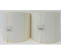 TOSHIBA 1TL031102076P ETICHETTE ADESIVE ORIGINALI 2 ROTOLI 102mm X 76mm