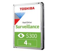 Toshiba 4TB S300 Surveillance HDD - 3.5' SATA Internal Hard Drive Supports up to
