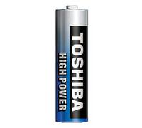 Toshiba Batterie R6-AA High Power +45% alcaline 1,5 V – Confezione 4 pz