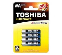 Toshiba Batterie R3-AAA Alcaline 1,5 V Alta Potenza – Confezione 4 pz