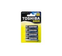 TOSHIBA BATTERIE ALCALINE STILO LR6 AA CONF.4 PZ (TOS6)