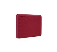Toshiba Canvio Advance HDTCA10XR3AA - Hard disk esterno portatile da 1 TB USB 3.0, colore: Rosso