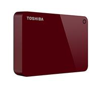 Toshiba Canvio - Hard disk esterno USB 3.0 rosso Rosso 4 TB