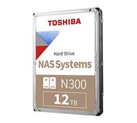 Toshiba Disco rigido interno N300 da 12 TB NAS da 3,5", CMR SATA 6 Gb/s, 7200 giri/min, 512 MB di cache - HDWG51CXZSTA