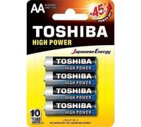 Toshiba High Power LR6 Confezione da 4 batterie alcaline AA da 1,5 V