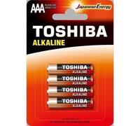 Toshiba LR03 594922 Confezione da 4 batterie alcaline AAA da 1,5 V