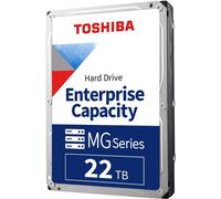 Toshiba Disco rigido interno Enterprise da 22 TB - HDD SATA da 3,5" serie MG per server, storage, funzionamento 24/7, Hyperscale, Cloud (MG10AFA22TE)