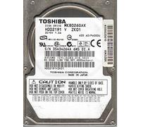 Toshiba MK8026GAX, HDD2191 V ZK01, 80GB IDE 2.5 Hard Drive