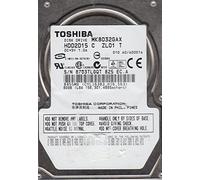 Toshiba MK8032GAX, HDD2D15 C ZL01 T, 80GB IDE 2.5 Hard Drive