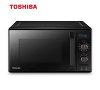 Toshiba MW2-AG23P(BK) Forno a microonde 3 in 1 con grill e piano cottura combinato, 23 L, timer a Black