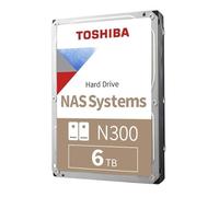 Toshiba N300 NAS Hard Drive 6TB 512MB Disco rigido Serial HDWG760EZSTA