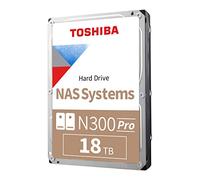 Toshiba N300 PRO - Hard disk interno da 3,5" fino a 300 TB/anno di carico di lavoro CMR SATA 6 GB/s 7200 RPM 512 MB di cache - HDWG51JXZSTB