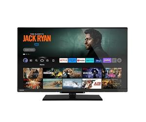 Toshiba Smart Fire TV 24" HD Ready 24WF3F63DAR, TV 24 Pollici con Alexa Integrata, Televisore LED Compatibile con Alexa, DVB-T2, Tecnologia LED, HDR, HDMI 2.1, Dolby Audio