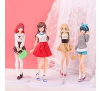 Toshihiko 18 cm 4 pz Rent A Girlfriend Ruka Sarashina PVC Statue Anime Action Figure