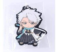 Toshiro Hitsugaya Bleach Capsule Rubber Mascotte Portachiavi Bandai dal Giapp...