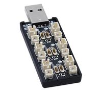 Tosiicop 1S Lipo Batteria LiHV Caricatore - 3,7 V/4,2 V Lipo Battery Charger con USB 6 canali e Micro JST 1.25 JST-PH 2,0 mm spina per Tiny Whoop Blade Inductrix FPV E013 E010 JJRC H67 H36