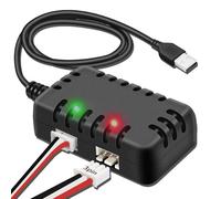 Tosiicop Caricatore Lipo da 7,4 V - RC Car Balancer Charger con cavo di ricarica rapido USB 2 in 1 XH-3P spina 1A per batteria 2S RC Auto Boat Airplane Monstertruck Quadcopter Airsoft SCX24 SCX10