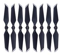 Tosiicop Eliche per drone DJI Mavic 2 Pro/Zoom - 8 pale, parti di ricambio, accessori drone, basso rumore, puntelli a sgancio rapido, silenziose, argentate - 4 paia per adulti