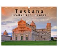 Toskana - Großarige Bauten (Wandkalender 2026 DIN A3 quer), CALVENDO Monatskalender: Dieser Kalender zeigt bedeutende Bauwerke in der Toskana.