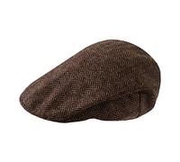 TOSKATOK® Cappellini Piatti da Uomo in Tweed