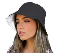 TOSKATOK® UPF 50+ Cappello da Sole rovesciato Reversibile da Donna in Cotone - 2 Cappelli in 1