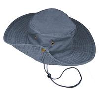 TOSKATOK UPF 50 + Ragazzi Bambini Safari Outback Cappello di Protezione Solare in Cotone Bush Stile Australiano con Tesa Larga, sottogola Staccabile, Bottoni a Pressione Laterali e Prese d'Aria