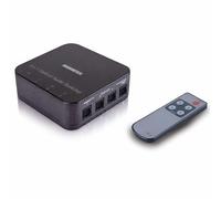 Toslink Audio Switch - Marmitek Connect TS21 - Audio Soft Optical - 2 In / 1 Out - S / PDIF - Frequenza di campionamento 192 kHz - Dolby Digital - DTS - Switch per cavi in fibra ottica