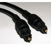TOSLink - Cavo audio ottico con cavo da 4 mm, 1 m, colore: Nero