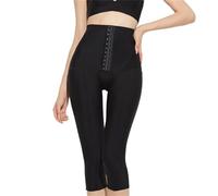 TOSOFT Pantaloni Modellanti Da Donna Operazione Di Liposuzione Compressione Post-chirurgica Post-partum Indumento Modellante Del Corpo Più Sottile Della Coscia (Color : Black2, Size : XS/X-Small)