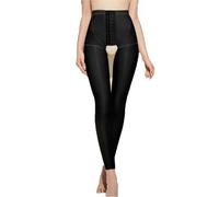 TOSOFT Pantaloni Modellanti Da Donna Operazione Di Liposuzione Compressione Post-chirurgica Post-partum Indumento Modellante Del Corpo Più Sottile Della Coscia (Color : Black2, Size : XXL/XX-Large)