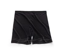 TOSOFT Slip Da Donna In Seta Di Gelso Al 100% Mutandine Sexy Invisibili Mutandine Da Ragazzo For Sotto Gonne Corte Vestiti(Black,XL)