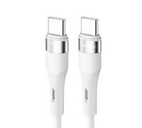 Tosomoki - Cavo di ricarica rapida da USB C a USB C PD da 1 m, per Samsung Galaxy S21 Ultra S20/Note 20 5G/Note10, iPad Pro 2021, MacBook, Google Pixel4/3a - bianco