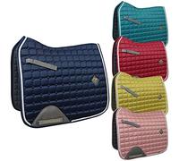 Tosoni, sottosella Dressage Luxury, Design 100% Italiano, Perfetto per Ogni Cavaliere. Ideale per Maneggi e Privati, Salto Ostacoli o Passeggiate. Perfetto per Ogni Occasione, Taglia Full, Turchese